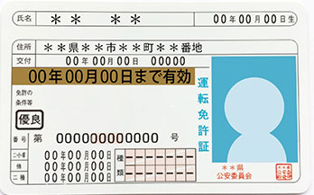 日本の運転免許証